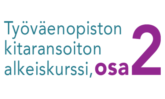 Työväenopiston kitaransoiton alkeiskurssi, osa 2